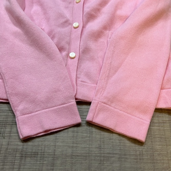 Lilly Pulitzer pink girls cardigan size L 8-10 - Picture 6 of 9